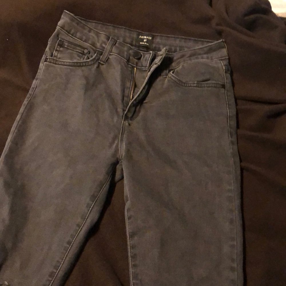 Black wash jeans